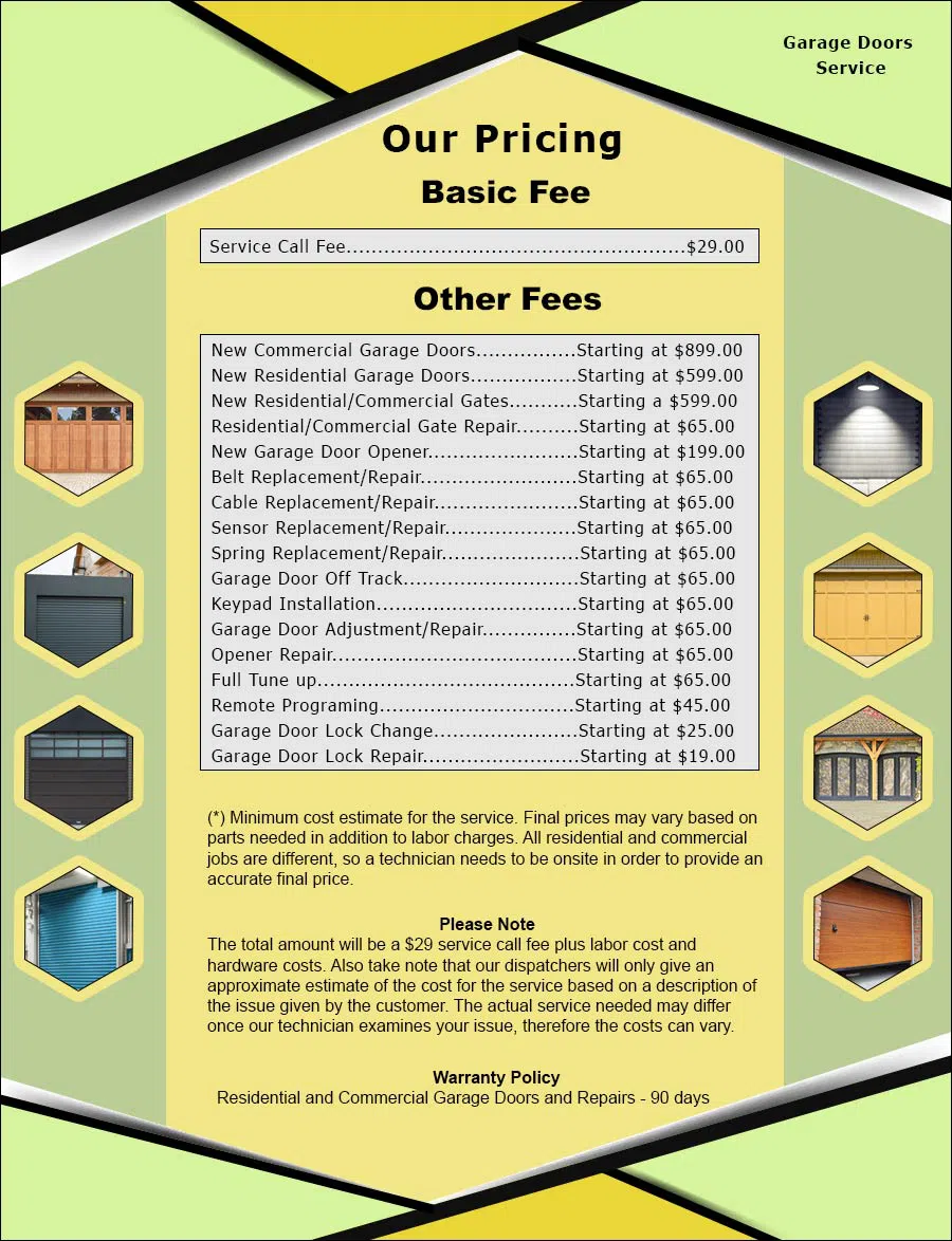 Expert Garage Doors Service San Bernardino, CA 909-444-0341